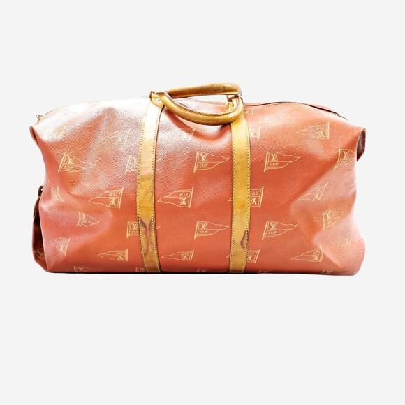 Louis Vuitton America's Cup Duffle bag LV Cup Red and Vachetta PVC - Picture 2 of 9